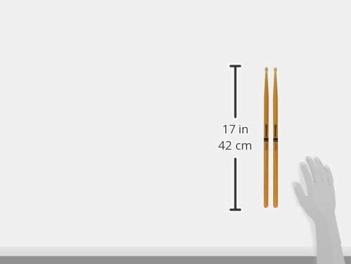 Promark Rebound 7A ActiveGrip Clear Hickory Drumstick, Acorn Wood Tip