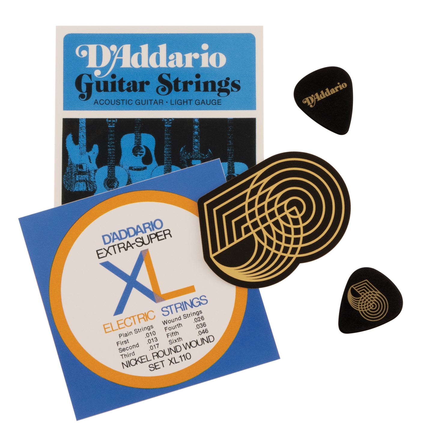 D'Addario 50th Anniversary String Bundle