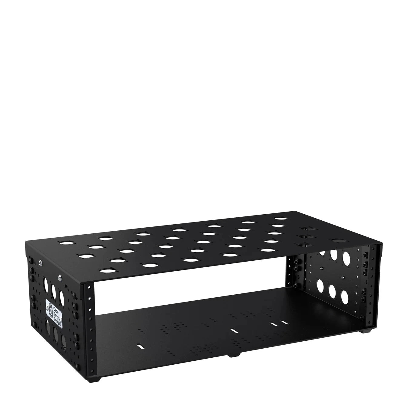 Circle Three Designs 3RU-W Carry-On Fly Rack, black metal rack system