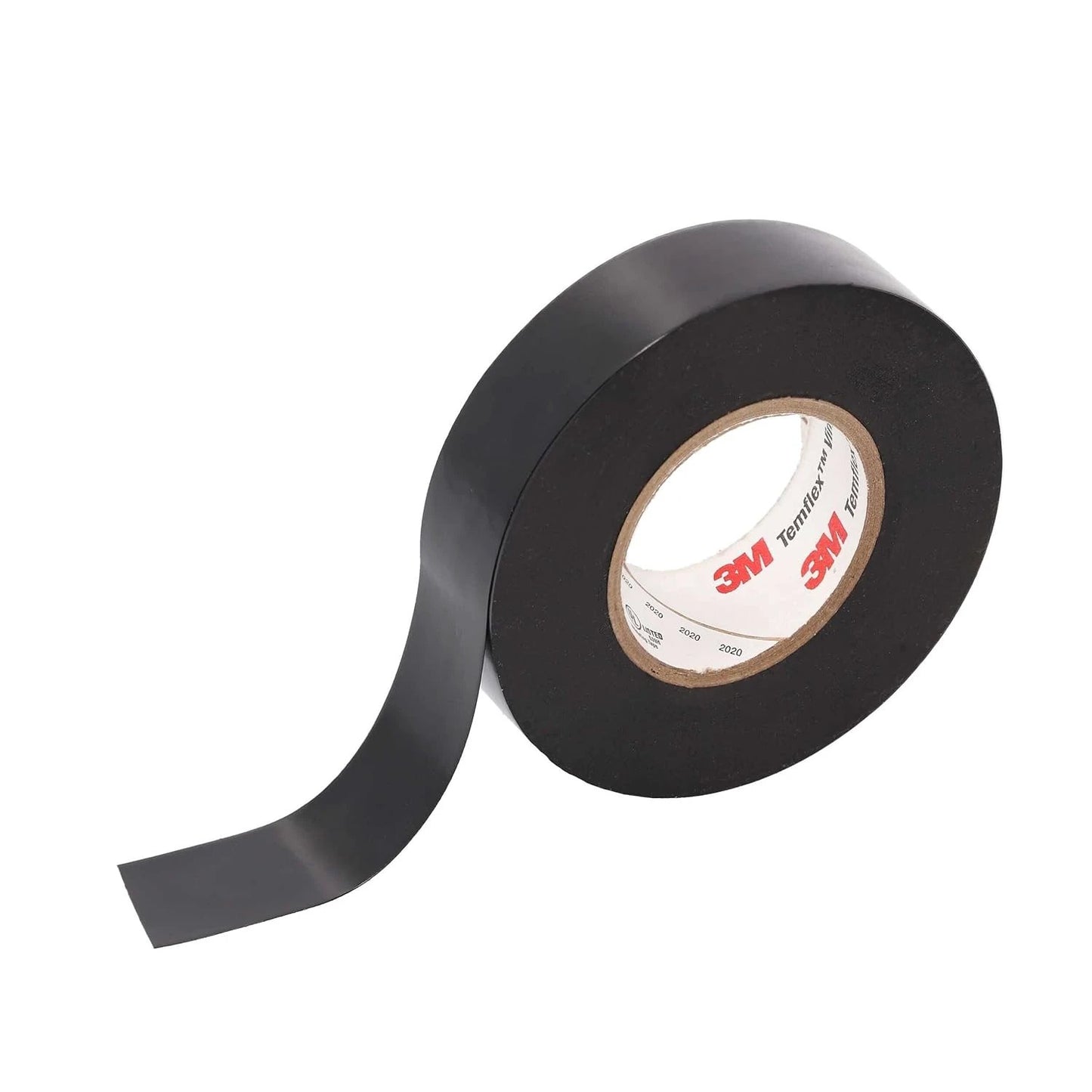 3M Temflex 1776 electrical tape, black, 3/4 in x 60 ft, 7 mil