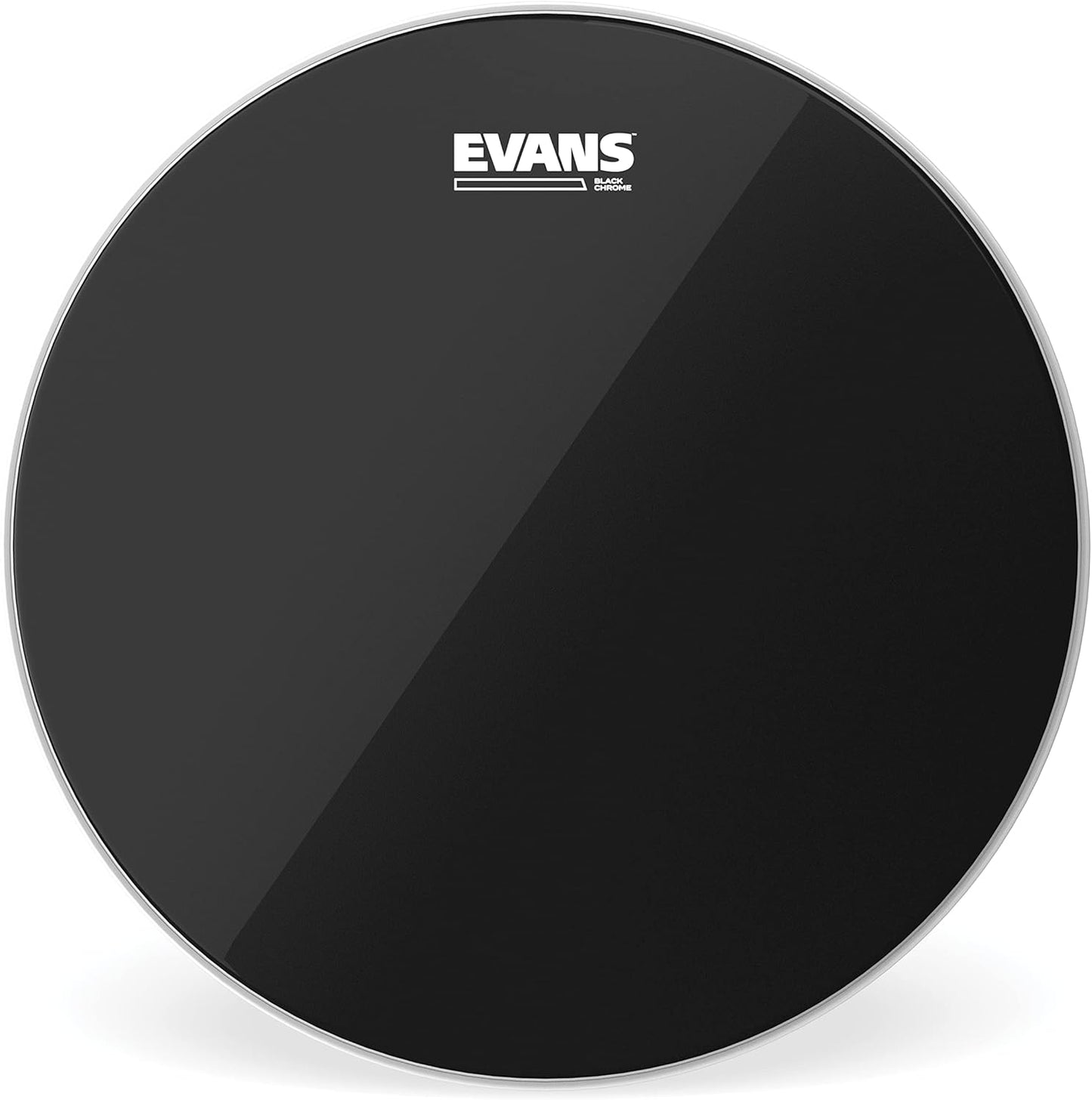 Evans Black Chrome Drum Head