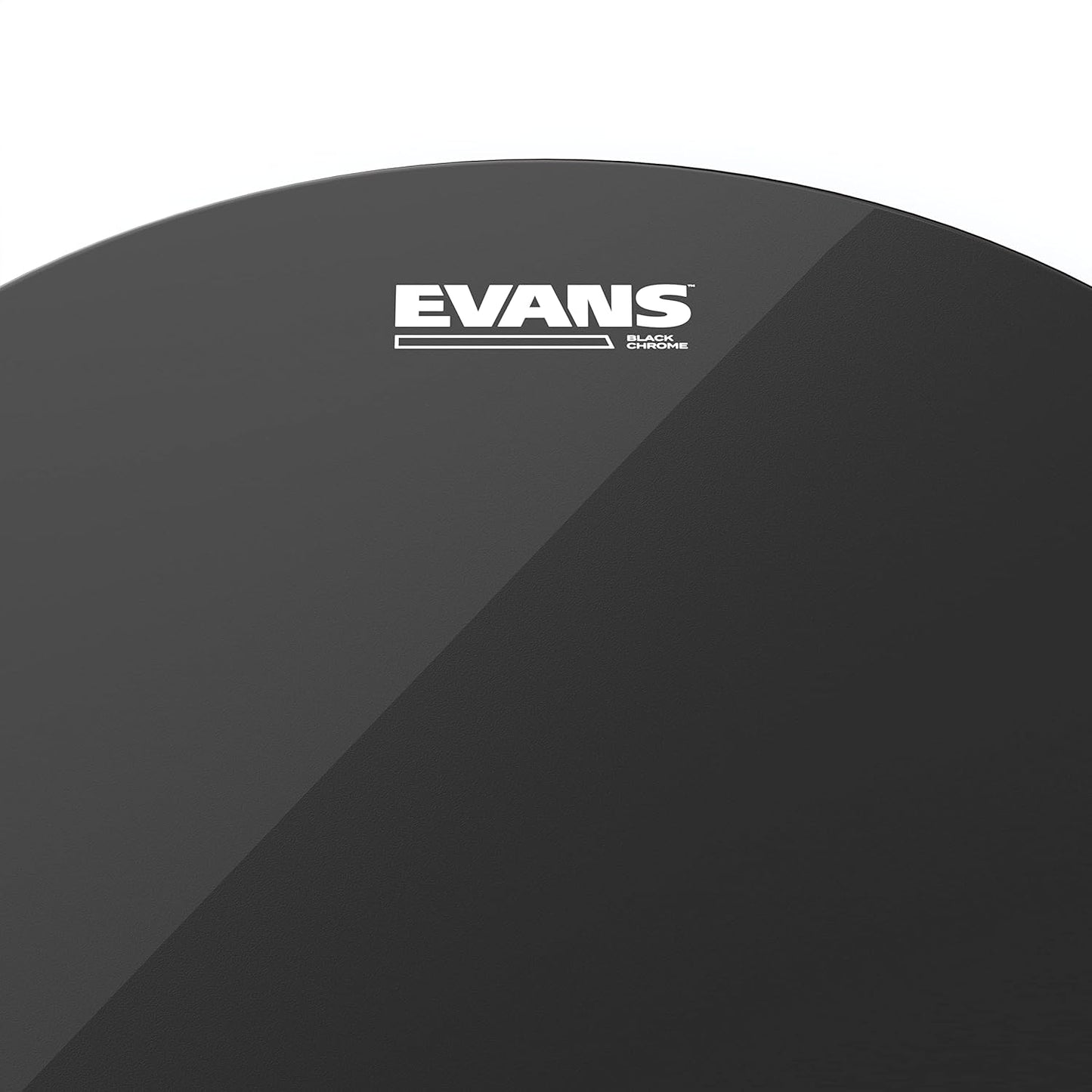 Evans Black Chrome Drum Head