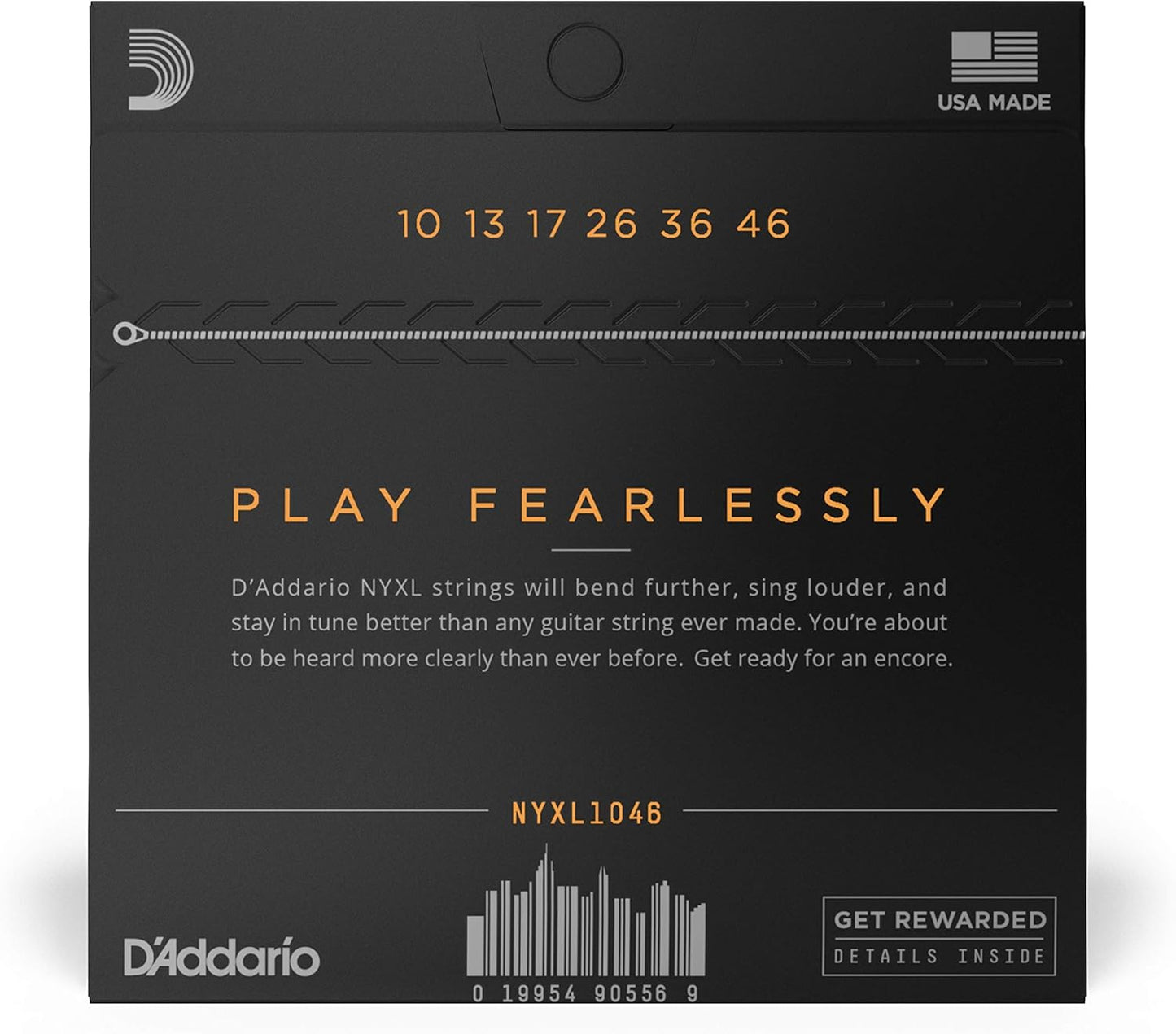 D'Addario 10-46 Regular Light, NYXL Electric Guitar Strings