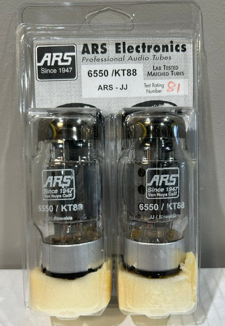 ARS/JJ KT88 Power Vacuum Tube Slovakia - Matched Pair