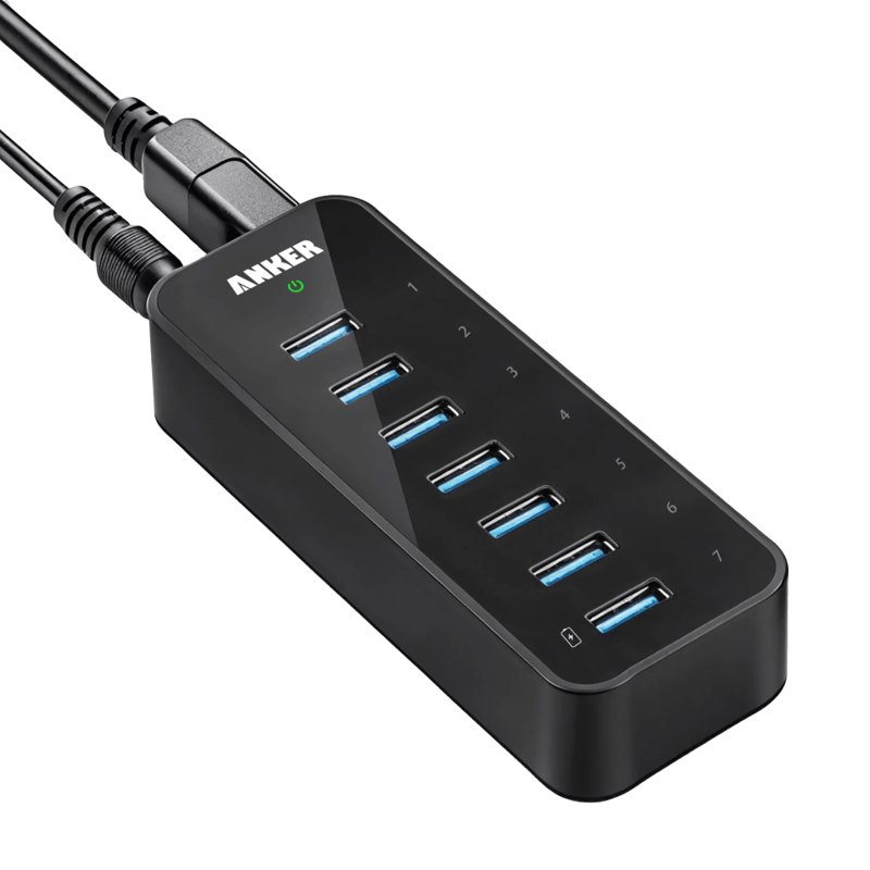Anker 7-Port USB 3.0 Hub with Charging Port