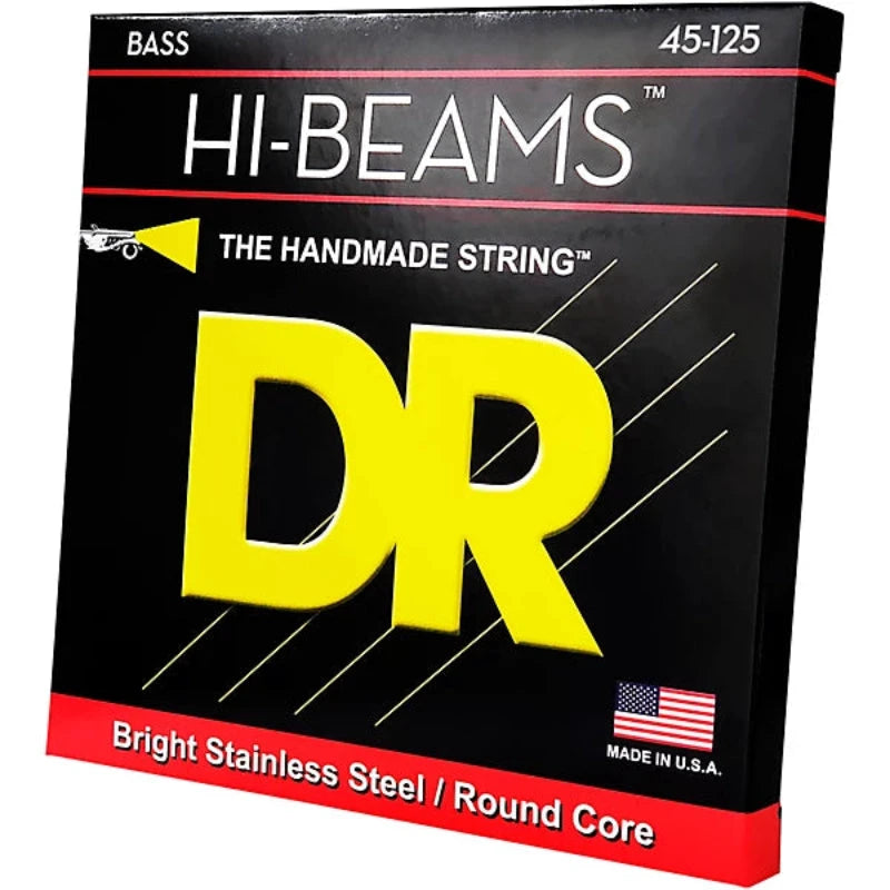 DR Strings Hi-Beam 45-125 Stainless Steel Strings (5-String)