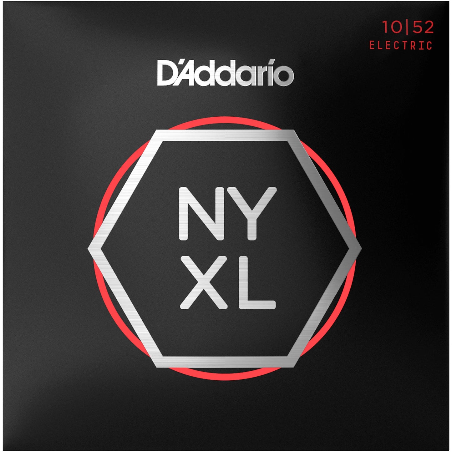 D'Addario 10-52 Light Top/Heavy Bottom, NYXL Electric Guitar Strings