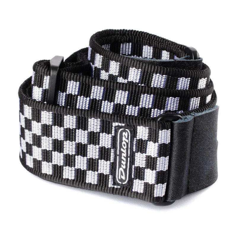 Dunlop Classic Black/White Check Strap