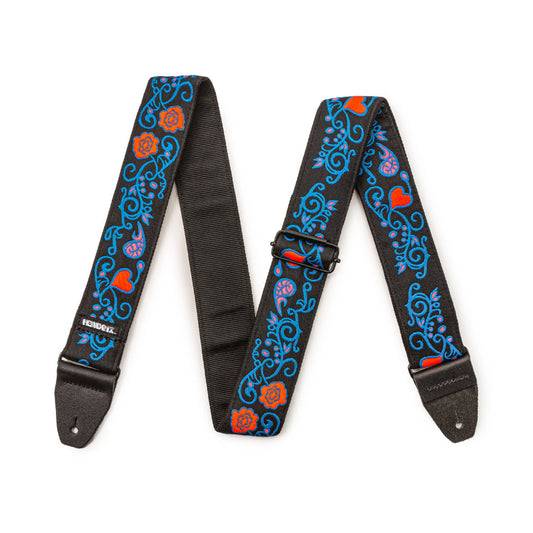 Dunlop Jimi Hendrix™ Blacklight Monterey Blue Strap