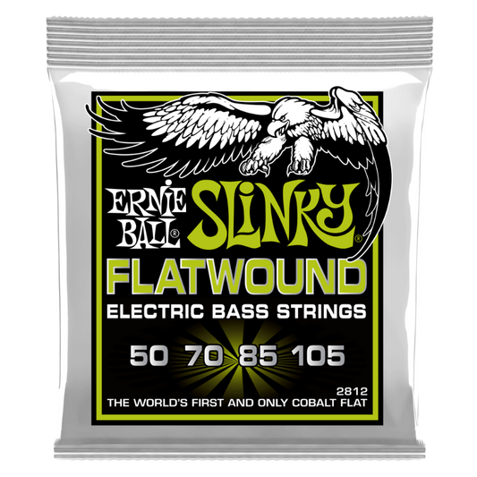 Ernie Ball Slinky Cobalt Flatwound Electric Bass Strings 50-105