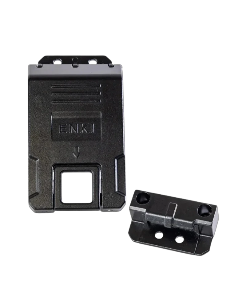 ENKI AMG Series Gen 3 replacement latch for guitar cases, black plastic two-piece set