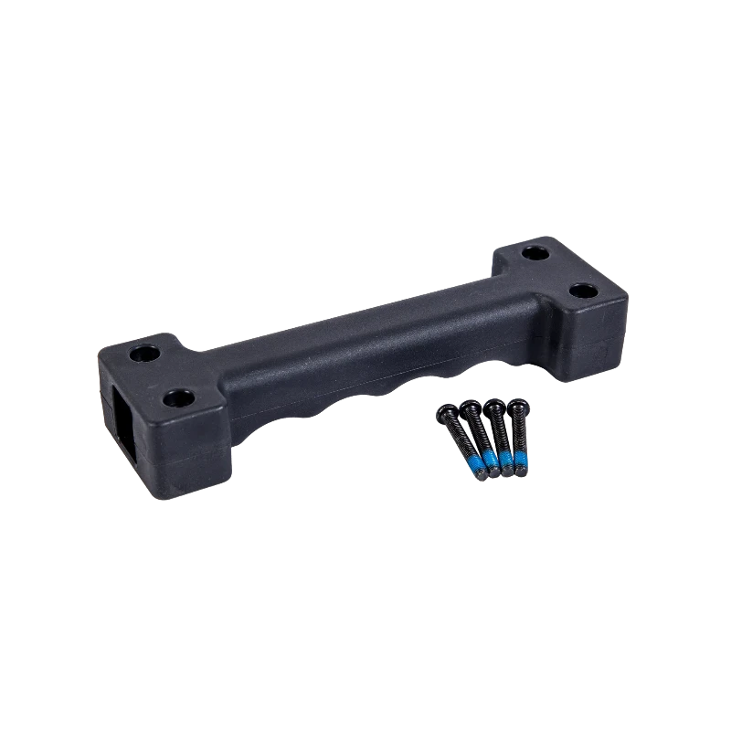 ENKI X Series replacement handle for guitar cases, black plastic with four mounting screws