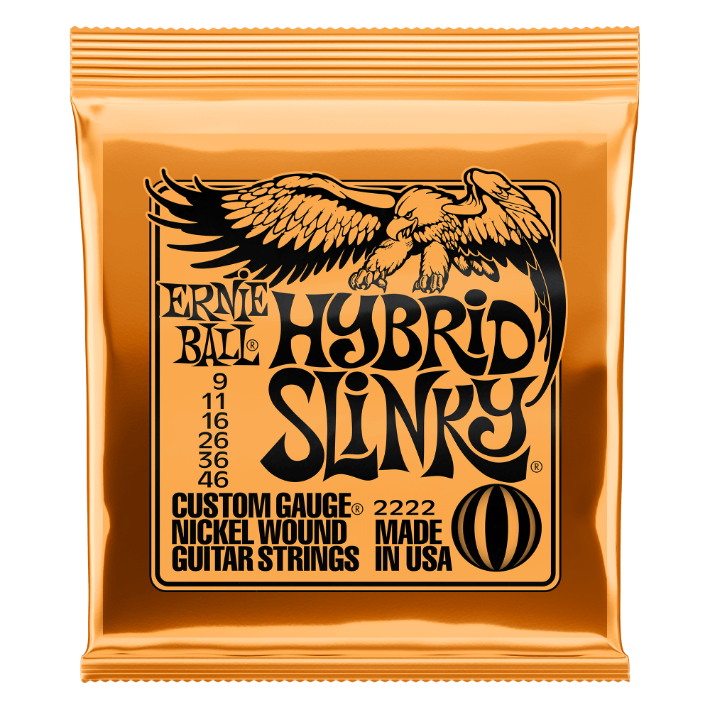 Ernie Ball P02222 Hybrid Slinky Nickel Wound 9-46 Guitar Strings