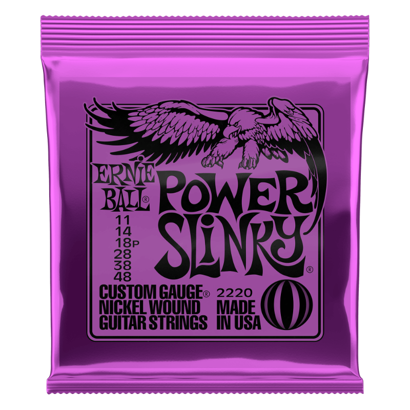 Ernie Ball 11-48 Power Slinky Nickel Wound Guitar Strings