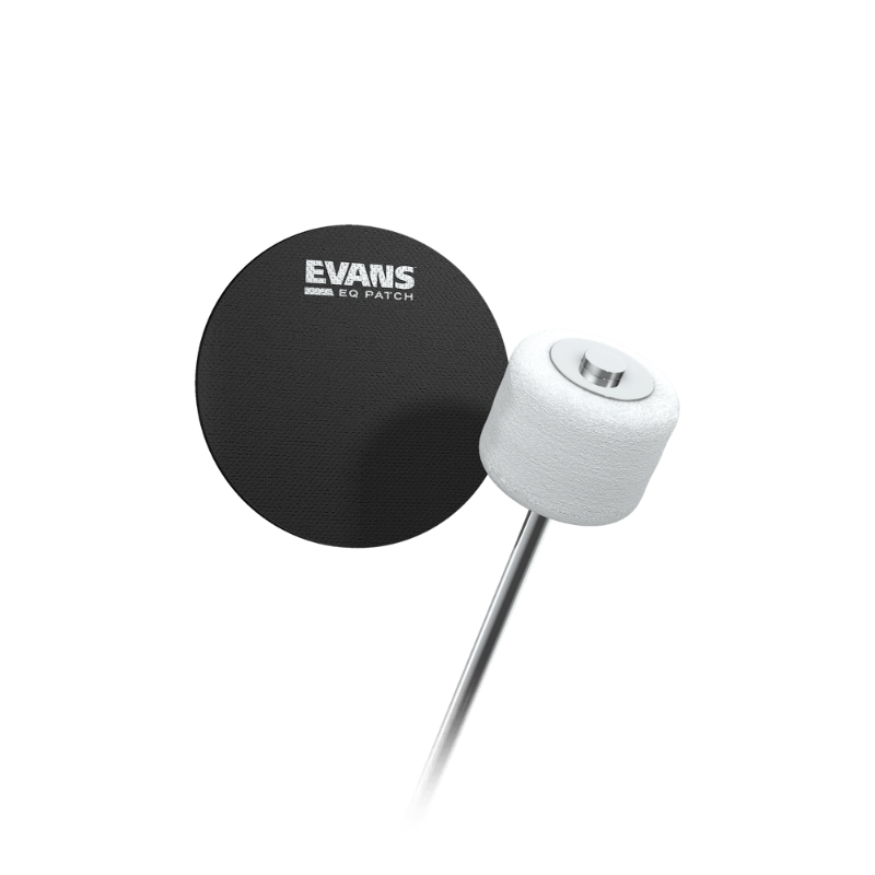 Evans EQ Black Nylon Single Patch