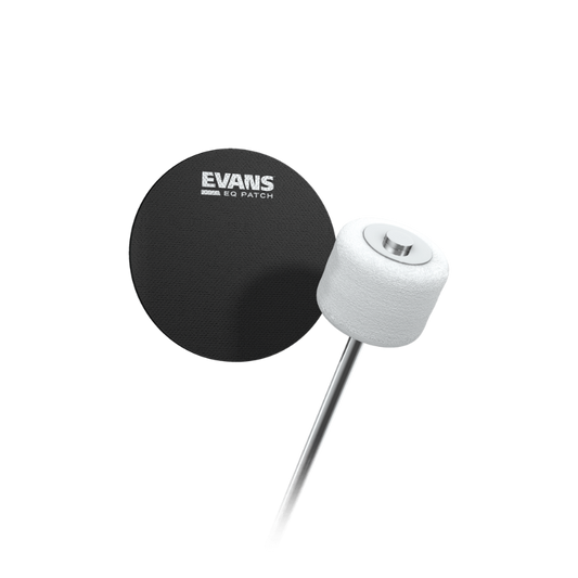 Evans EQ Black Nylon Single Patch