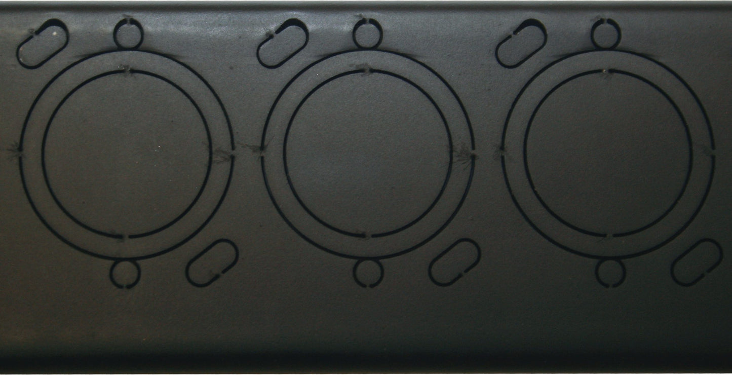 Gator Rackworks Universal Knockout Panel w/ 16 Knockouts GRW-PNLUNIKO