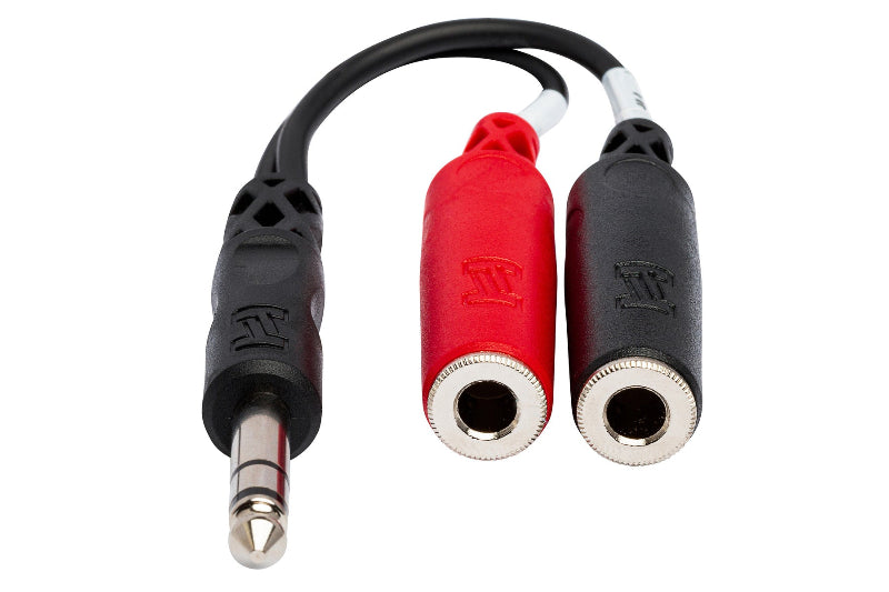 Hosa Stereo Breakout 1/4 in TRS to Dual 1/4 in TSF