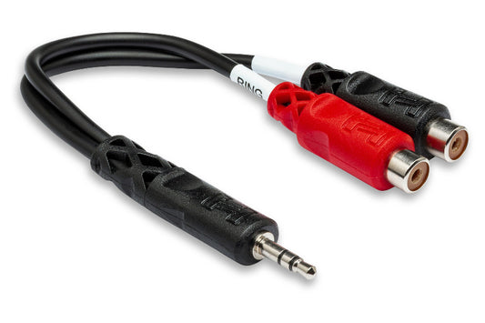 Hosa 3.5mm to Dual Female RCA