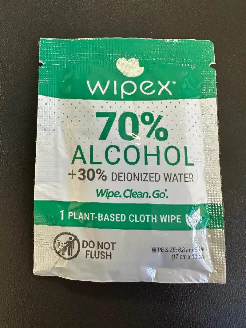 Wipex 70% Isopropyl Alcohol Wipes