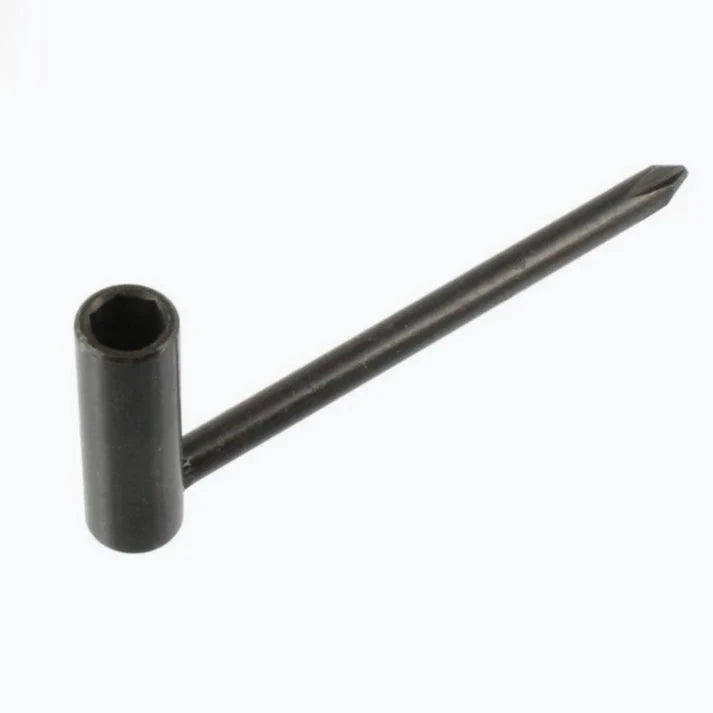 Allparts LT-4215-000 1/4 in box truss rod wrench, black metal tool