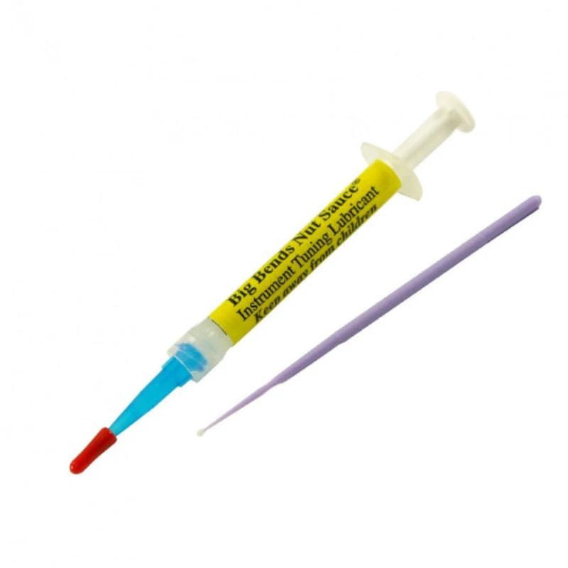 Big Bends Nut Sauce Groove Luber 1.5cc guitar string lubricant syringe with purple applicator