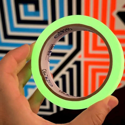 ProTapes Pro Glow Gaff Tape, neon lime green marking tape, 2-inch x 10 yards