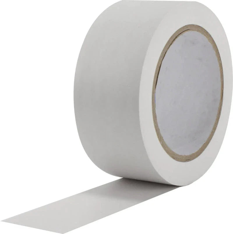 Roll of white tape on a white background