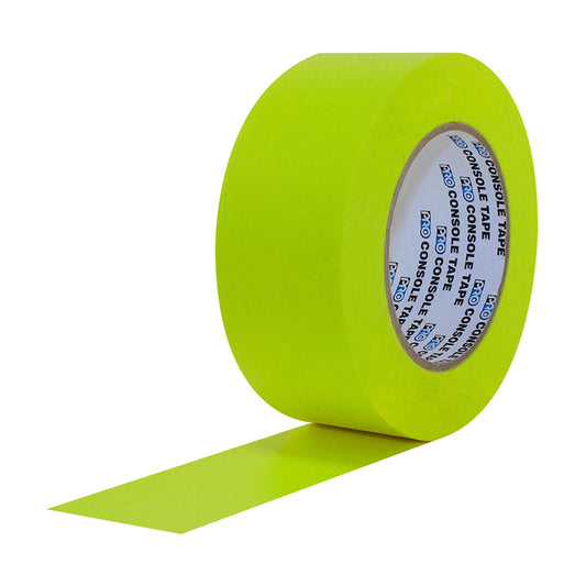 Pro Console Tape roll neon yellow 60 yd by ProTapes, audio accessory
