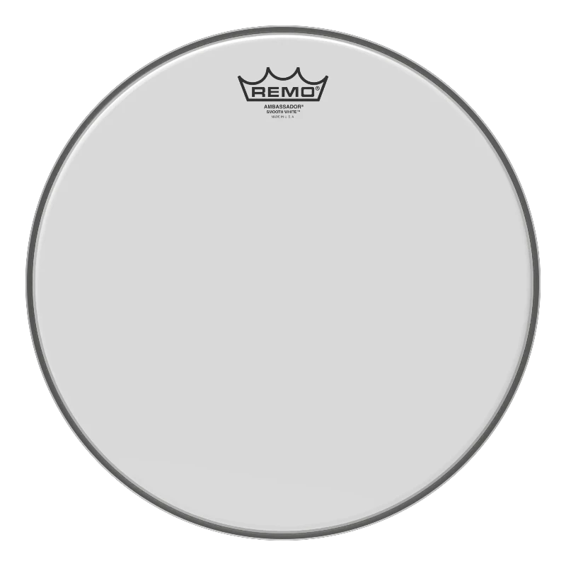 Remo Ambassador Smooth White Drumheads
