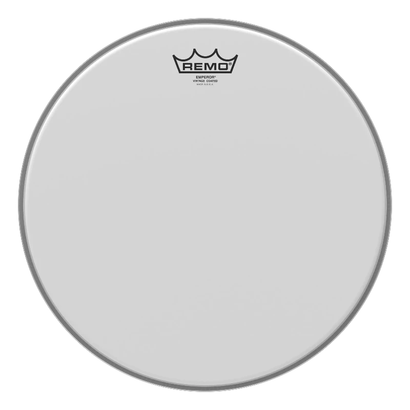 Remo Emperor Vintage Coated drumhead with white surface