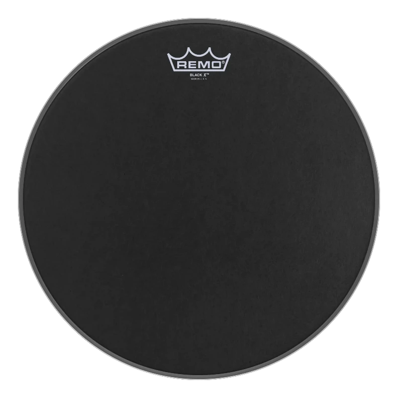 Remo Emperor X Black Suede drumhead with durable construction