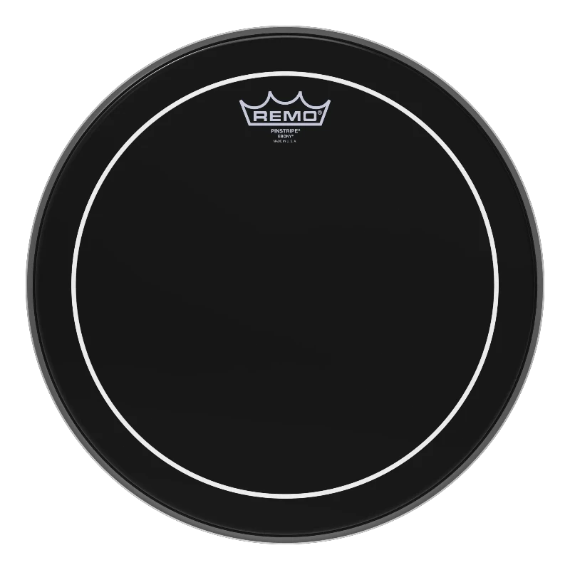 Remo Pinstripe Ebony Drumheads