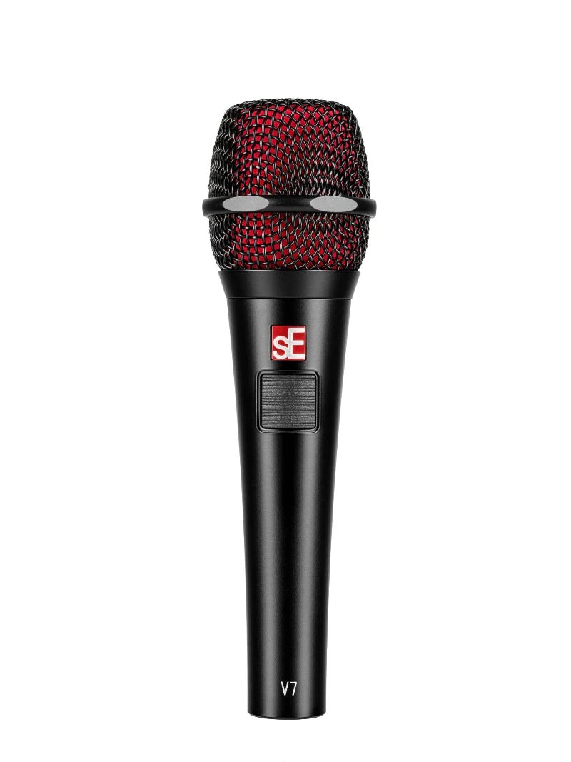 sE Electronics V7-PTT V7 Dynamic Supercardioid Vocal Microphone Push-To-Talk
