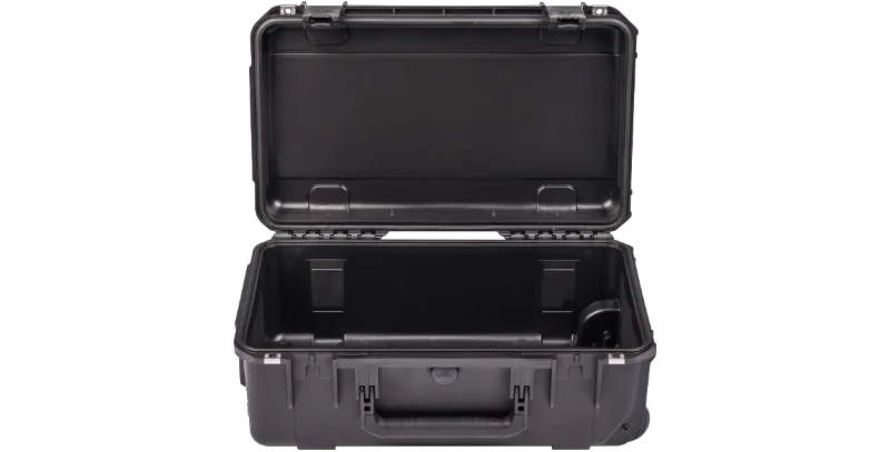 SKB iSeries 2011-7 Case, black dry box for airline carry-on, open interior.