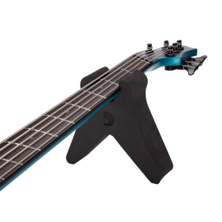D'Addario Universal Neck Rest, black foam cradle for guitar neck support.