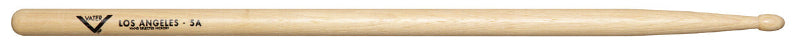 Wooden drumstick with a brand logo on a white background