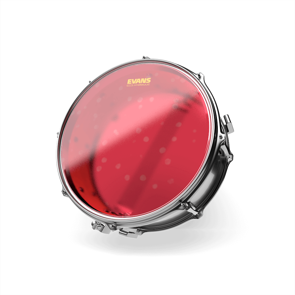 Evans Hydraulic Snare Red