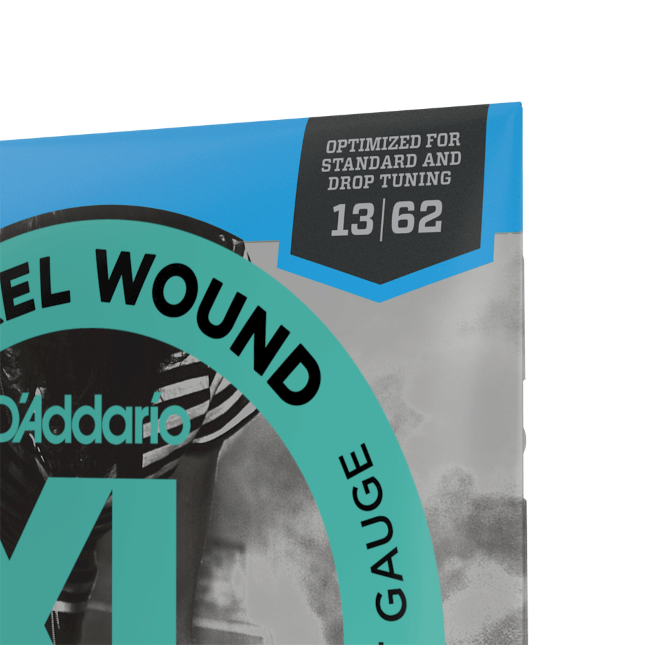 D’Addario EXL158 XL Nickel Would Electric Baritone Guitar Strings – 13-62 Light
