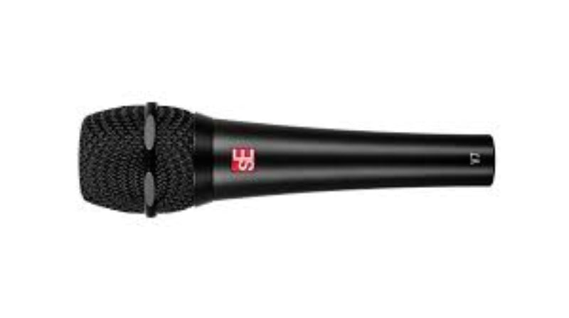 SE V7 Black Dynamic Supercardioid Vocal Microphone