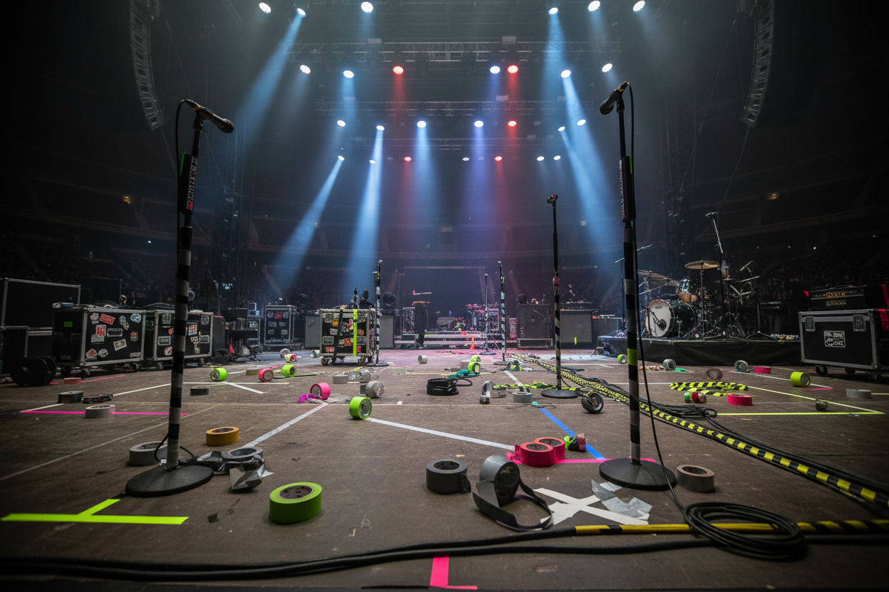 Stagewithrollsoftape