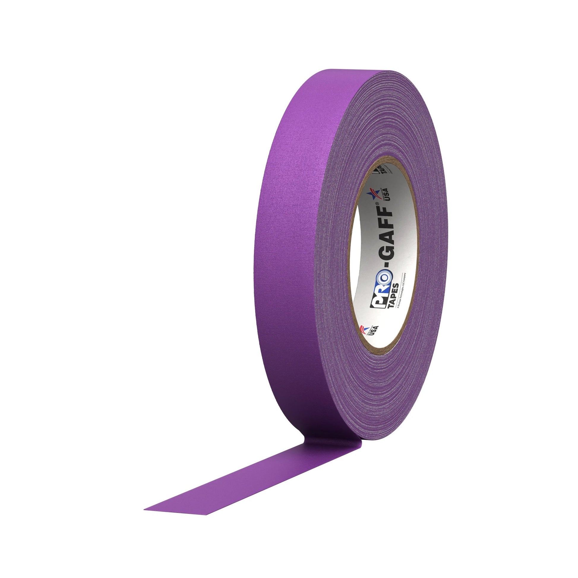 Gaff tape roll, Pro Gaff by Pro Tapes, 1-inch wide, purple