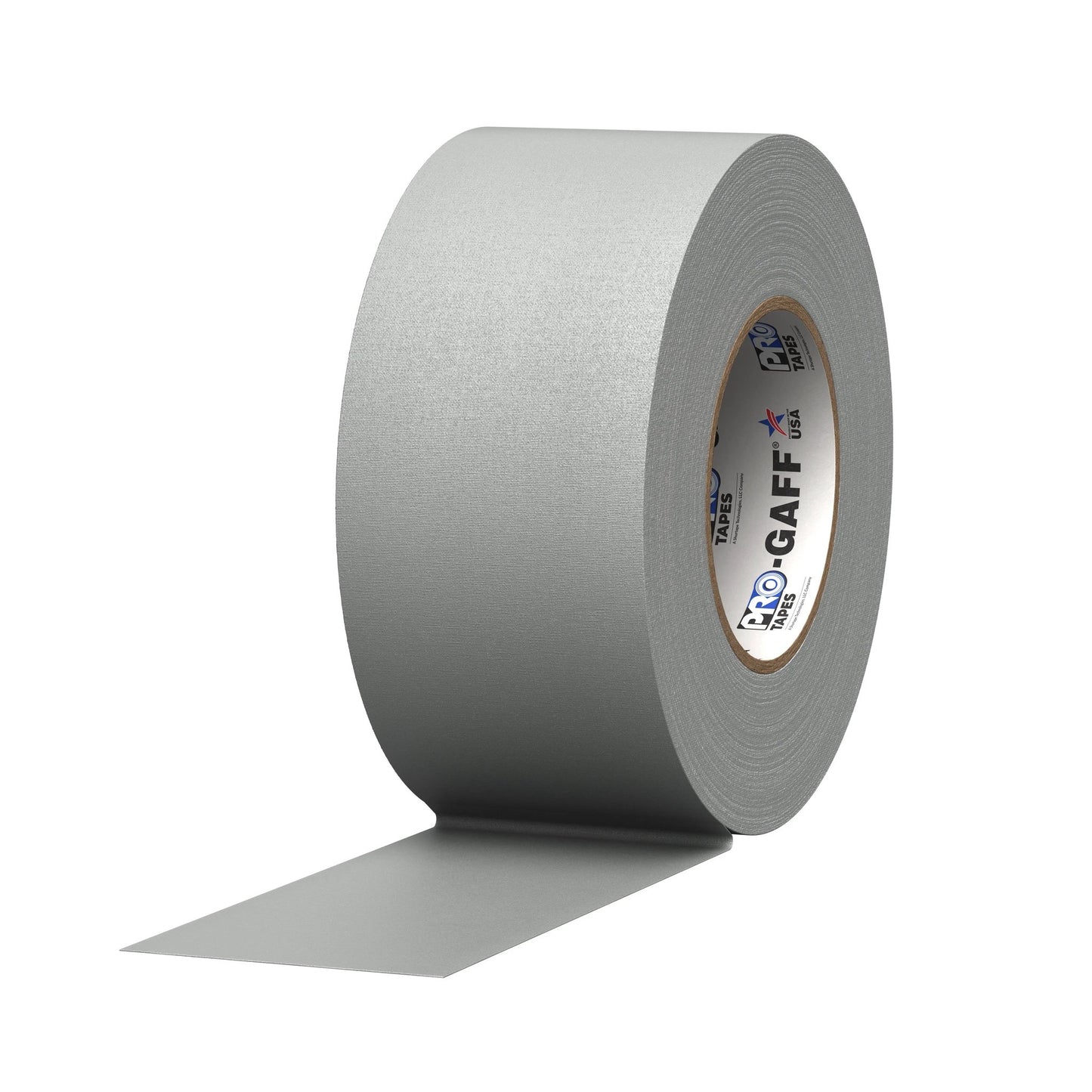Pro Tapes Pro Gaff Gaffers Tape roll, 3-inch wide, silver-gray hardware tape