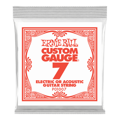 Ernie Ball Plain Steel Guitar Strings