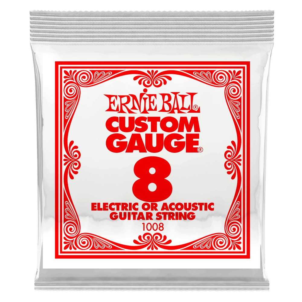 Ernie Ball Plain Steel Guitar Strings