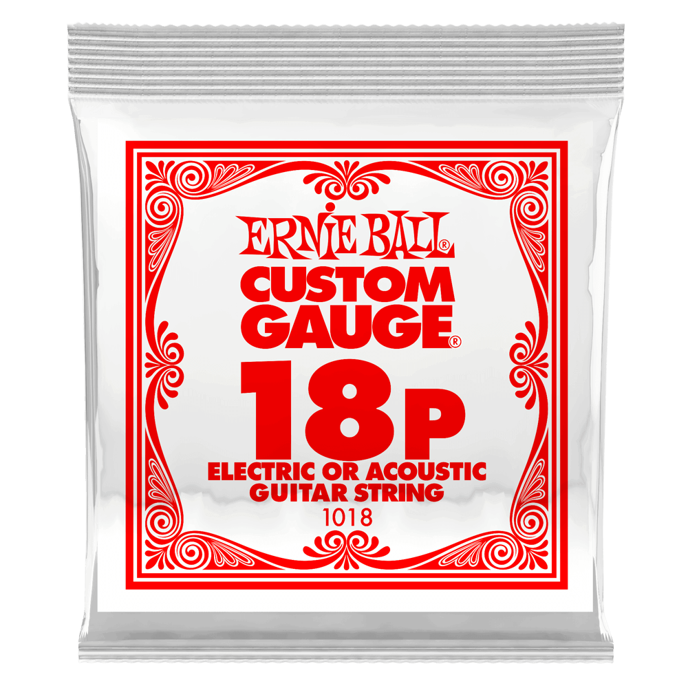Ernie Ball Plain Steel Guitar Strings