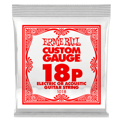 Ernie Ball Plain Steel Guitar Strings