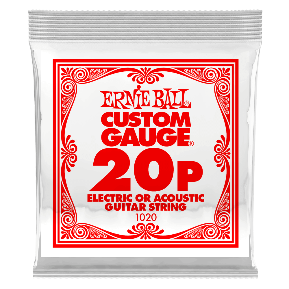 Ernie Ball Plain Steel Guitar Strings