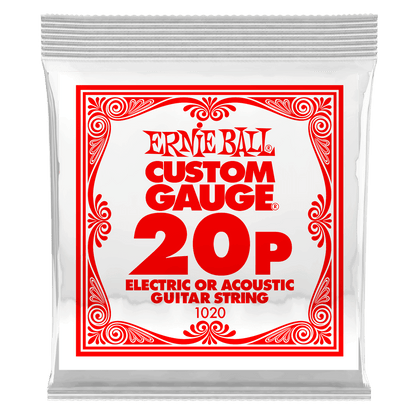 Ernie Ball Plain Steel Guitar Strings