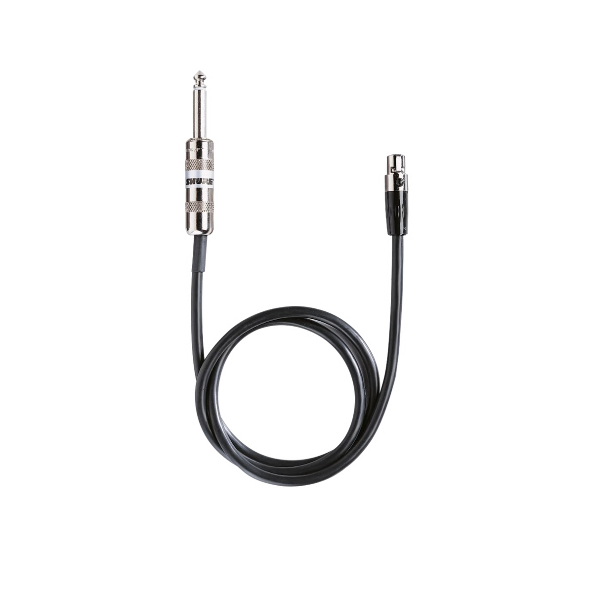 Shure WA302 1/4-inch to TA4F Instrument Cable for Wireless Bodypack Transmitter